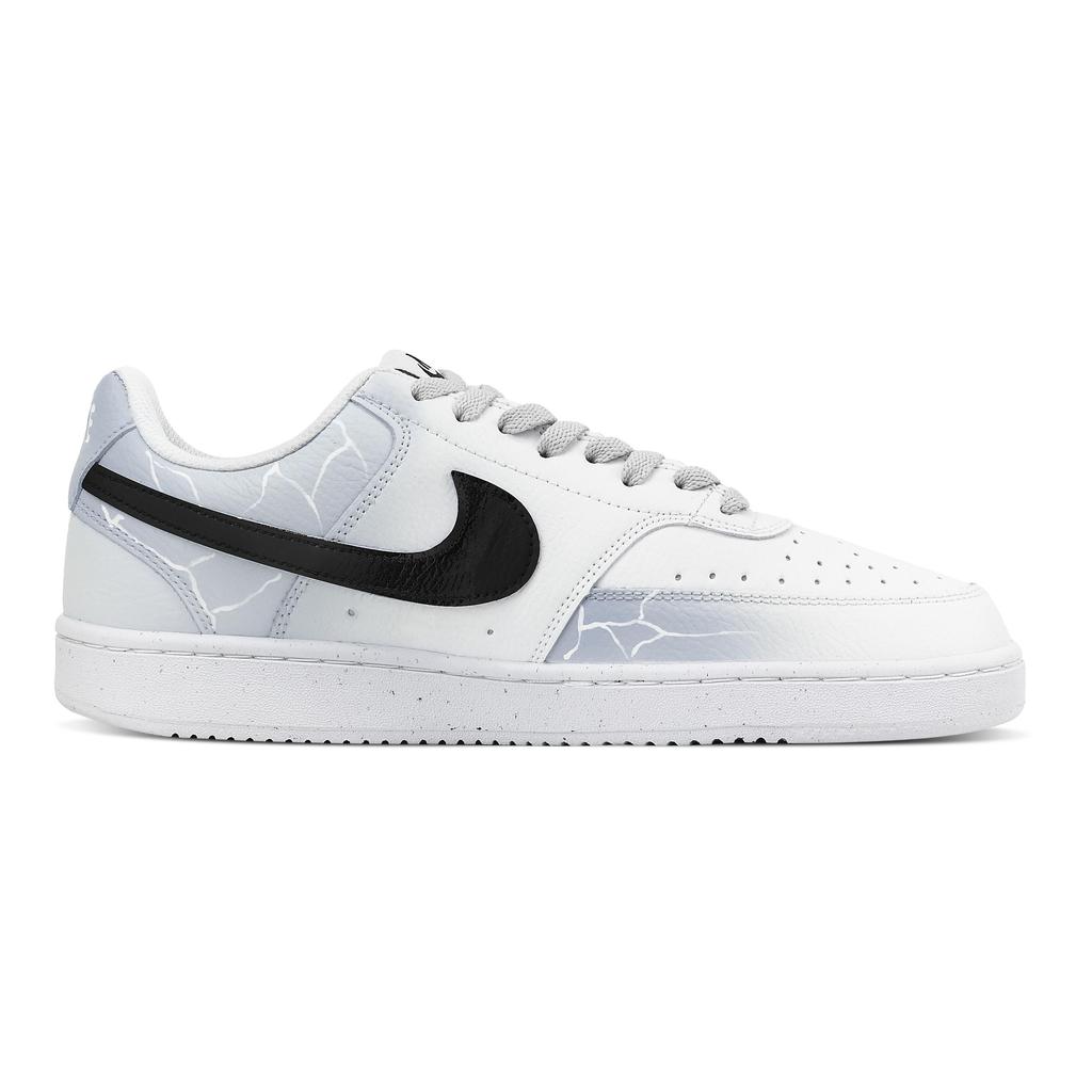 Nike Court Vision 1 Misty Blue Rhyme Abrasion Resistant Low top Skateboard Shoes Men's White Blue DH2987-101(Team459-)