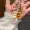 Rilakkuma Tanghulu Phone Strap Keychain - Cute Bear Couple & Best Friend Ornament Gift