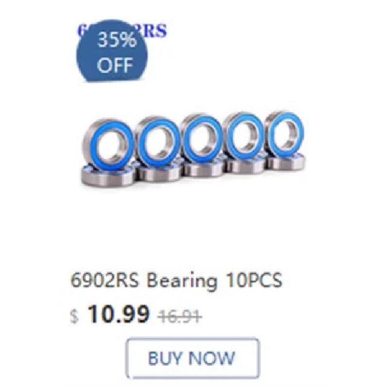 High Quality 10pcs ABEC-5 608ZZ Deep Groove Ball Bearing 608 Ball Bearing 608 2Z Metal Sealed 608 608Z 608ZZ 8*22*7MM