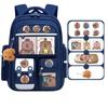 Oxford Cloth Cartoon Animal School Bag Multi-Compartments Capybara Student Bag Unisex