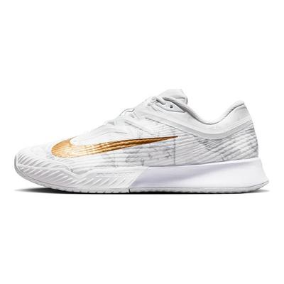 Pantofi sport de bărbați Court Air Zoom Vapor Pro 3 Magnolia Alb Pure-Platinum Auriu-Metalizat HV1485-100
