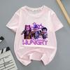 Loose Comfortable Summer Devil Hunter Style Front Back Printed Youthful Fashionable Soft Breathable Women's T-shirt