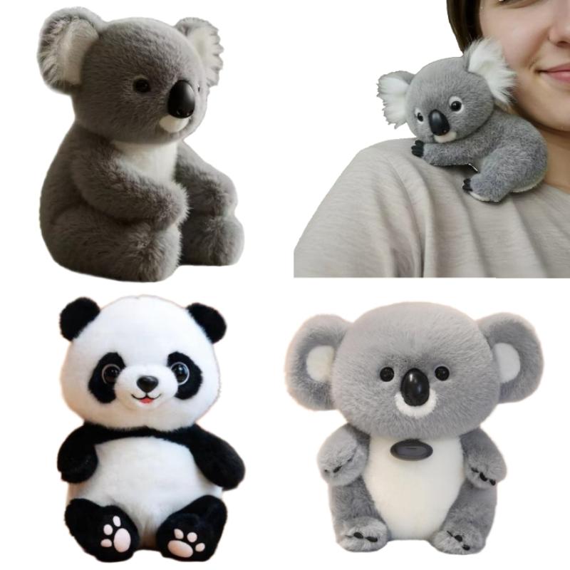 Cute Koala Plush Toy Emotional Support Mimics Natural Movements Soft Stuffed Animal Doll Emotional Healing Party Gift
