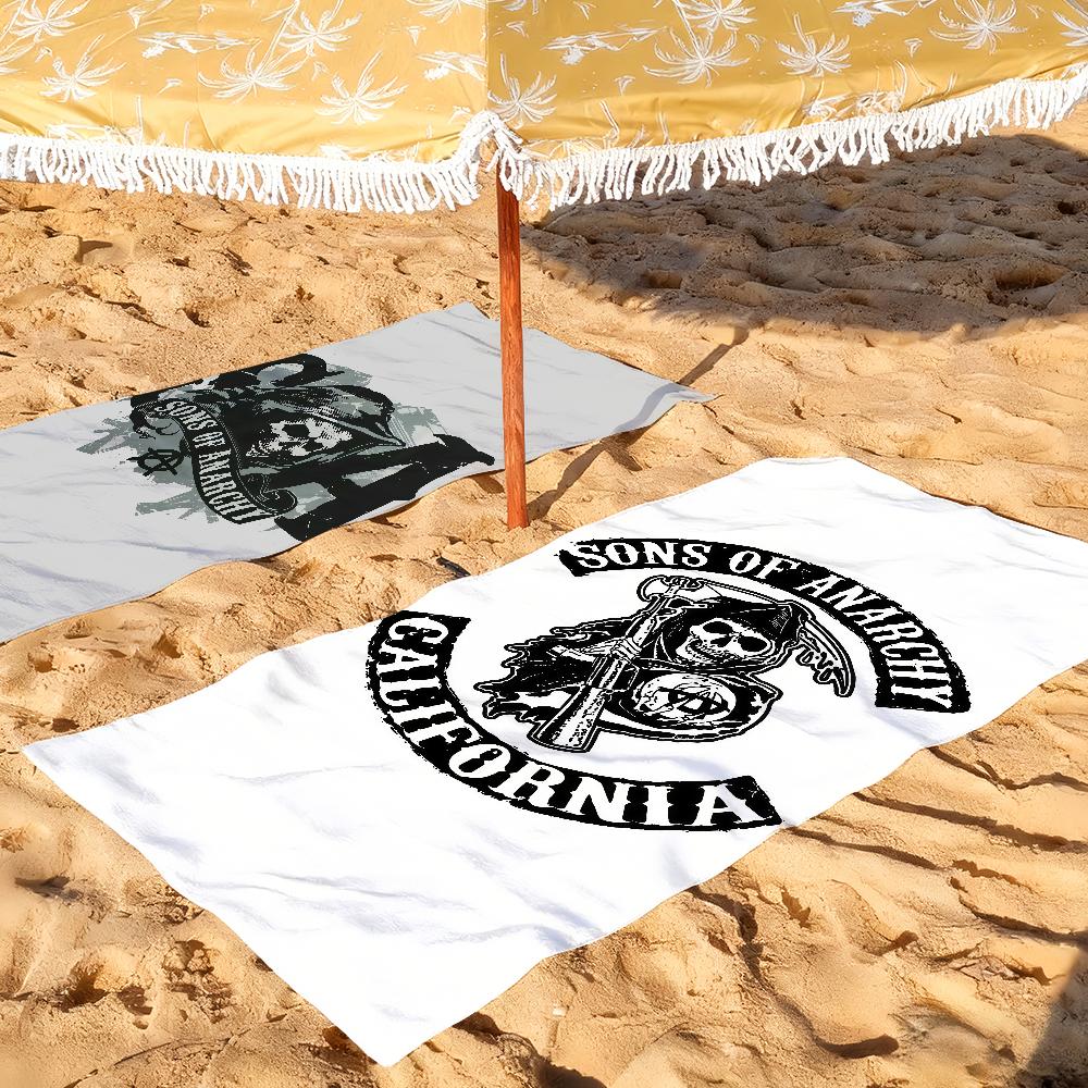Crime TV series S-Sons of A-Anarchy Towel Drying Bath Towel Applicable To Light Swimming Camping Yoga Beach Out