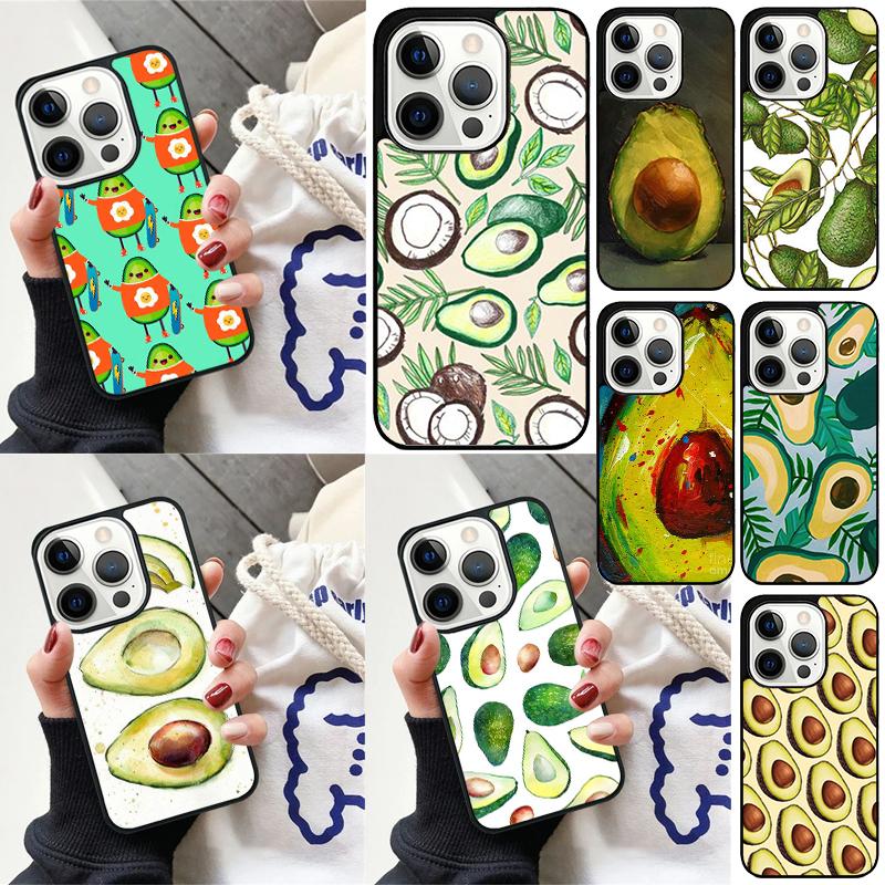 avocado Pattern phone Case Cover For IPhone 18 17 Air 16 15 14 Plus for apple 16 11 12 13 Pro Max coque