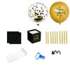 Black Gold Cash Pull Gift Boxes Funny Balloon Money Pull Box  Baby Shower Supplies