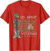 US Army Veteran Flag TShirt 100 Cotton ONeck Short Sleeve Summer Casual Unisexs Tshirt Streetwear