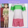 Spirited Away Ogino Chihiro Cosplay Costumes Set Halloween Stage Performance
