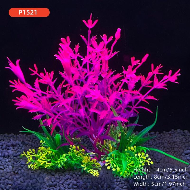 14cm/5.5inch Fish Tank Simulation Plant Aquarium Artificial DIY Decor Plants Water Grass Fish tank decorations