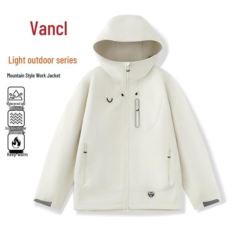 VANCL Men s Outdoor Windproof Hooded Workwear Jacket M