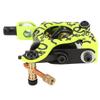 10 Wraps Coil Tattoo Machine Lemon Yellow Electroplating Iron Frame Liner Tattoo Machine for Novice