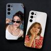 M-Millie Bobby Brown Phone Case For Samsung S25,S24,S23,S22,S21,S20,Plus,Fe,Lite,Others Black Cover