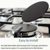 Gas Stove Burners Caps Set Oven Gas Hob Burners Flat/Concave Fire Cover High Performances Cooker Lids Easy To Install