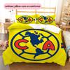 Club America Pattern Bedding Home Decoration Birthday Gift (1 * Duvet Cover + 2 * Pillowcase, Without Core)
