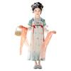 Girls' Autumn Hanfu Fairy Princess Dress - Children's Ancient Style Performance Costume with Ribbons