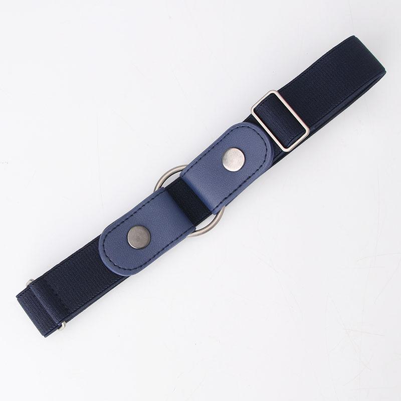 Women's Lazy Belt Elastic Waist Tight Invisible Belt Jeans Women's Ins Wind Belt Without Punching Belt