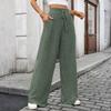 Women's Straight Pants Fashion Casual Pants Nine Point Harlan Pants