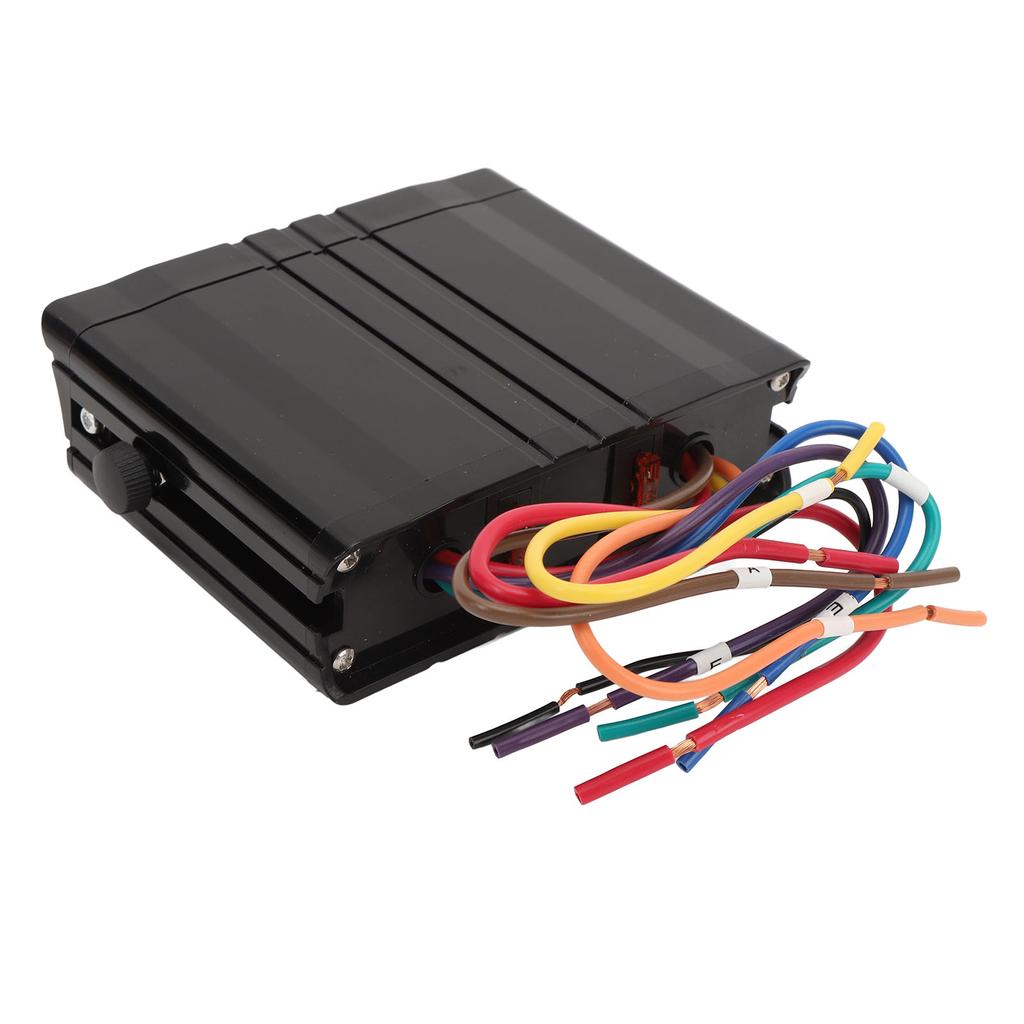 6 Gang Rocker Switch Box DC12V 40A Blue Light Multifunctional Universal Fit for Automotive Cars Vehicles Boats RVs SUVs