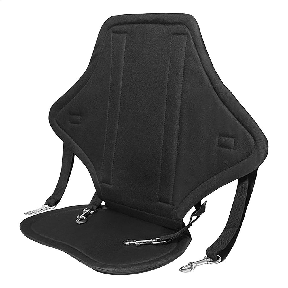 

Water Repellent Children Kayak Seat with Back Port Kids High Back Canoe Seat Boats Cushioned Seat Pad for Watersports чёрный