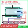 4S 12V 100A 130A 200A 260A 300A 390A BMS LifePo4 Lithium Protection Board Balance High Current Motorcycle Car Start RV Inverter