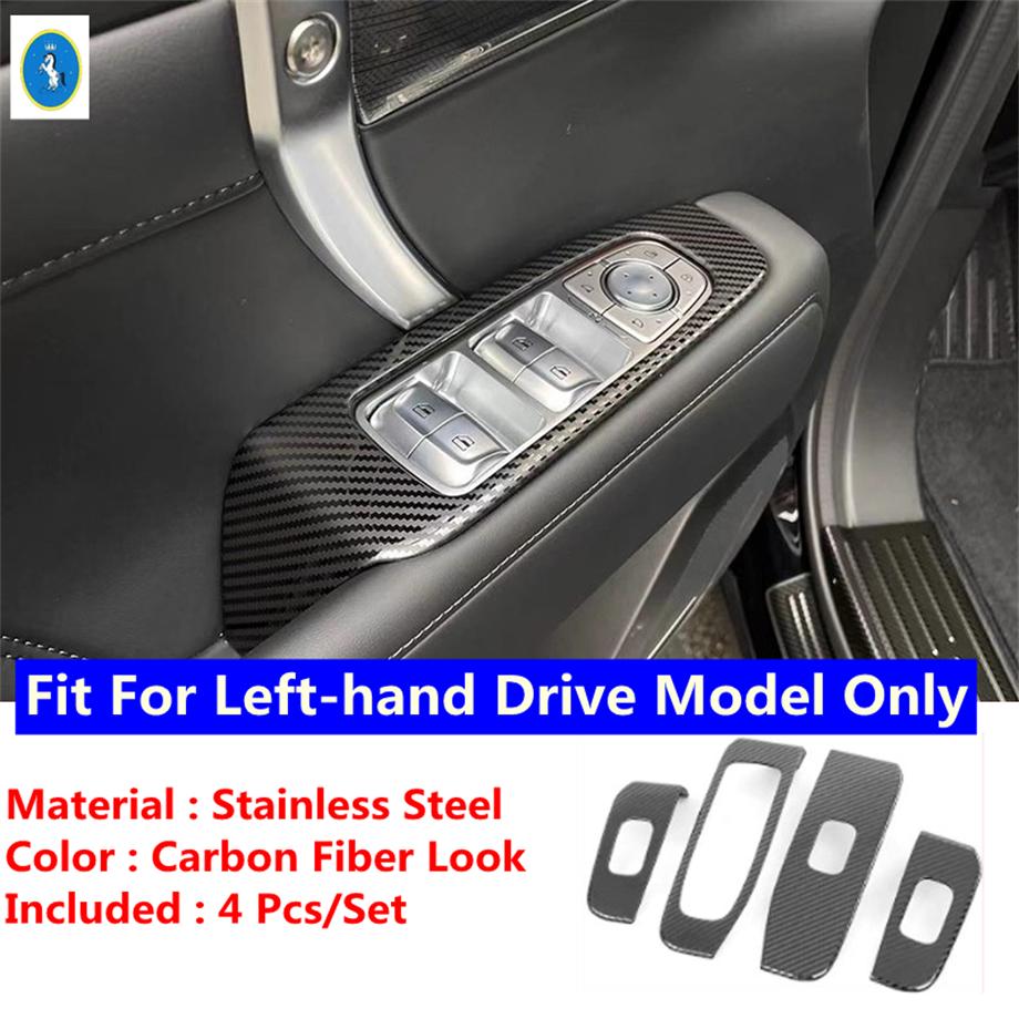 

Carbon Fiber Look Gear Shift Box / Window Lift Button Cover Trim For Great Wall GWM WEY TANK 400 2024 2025 2026 Car Accessories Window Lift Button