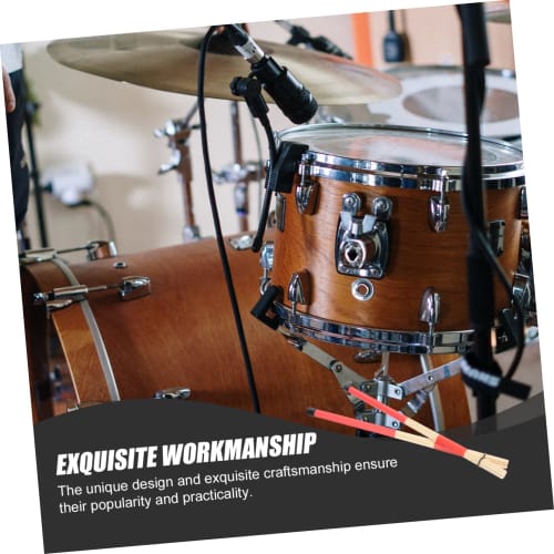 NOLITOY 1 Pair of Drumsticks, Xylophone Mallets, Earhook Microphone, Cool Drumsticks, Stage Drumsticks, Keyboard Instrument Accessories, Keytar Drum R