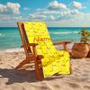 Personalized Customized Proof Beach Towel with Pokémon Pikachu Pattern - Soft, Absorbent,quick-drying,perfect Swimming,camping&bathing