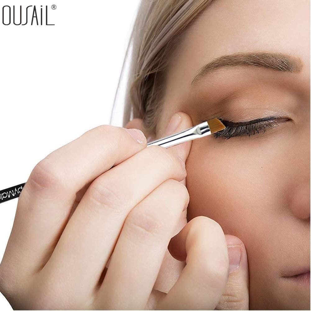 Pinceau fard à paupières Pinceaux de maquillage pour les yeux Pinceau ombre à paupières Pinceau cosmétique biseauté pour ombre
