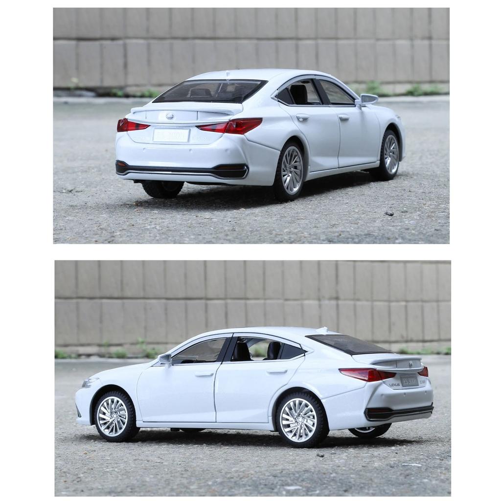 1/24 Lexus ES300h Alloy Car Model Diecasts Metal Luxy Vehicles Car Model High Simulation Sound and Light Collection Childrens Toy Gift