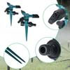 Adjustable Garden Sprinkler Three-Fork Watering System Large Area Rotating Sprinkler  Lawn