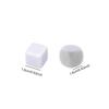 6/10pcs Blank Six Sided Dice Acrylic White Table Games for Board Games Party Gathering Leisure And Entertainment Props TMZ