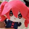 10cm Carina Cantante Virtuale Capelli Rossi Bambola Peluche Ciondolo Morbido Giocattolo di Peluche Anime Fascino per Zaino Regalo Per Fan