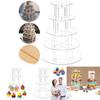 Elegant Clear Acrylic Cake Stand Multi-layer Display For Wedding And Birthday