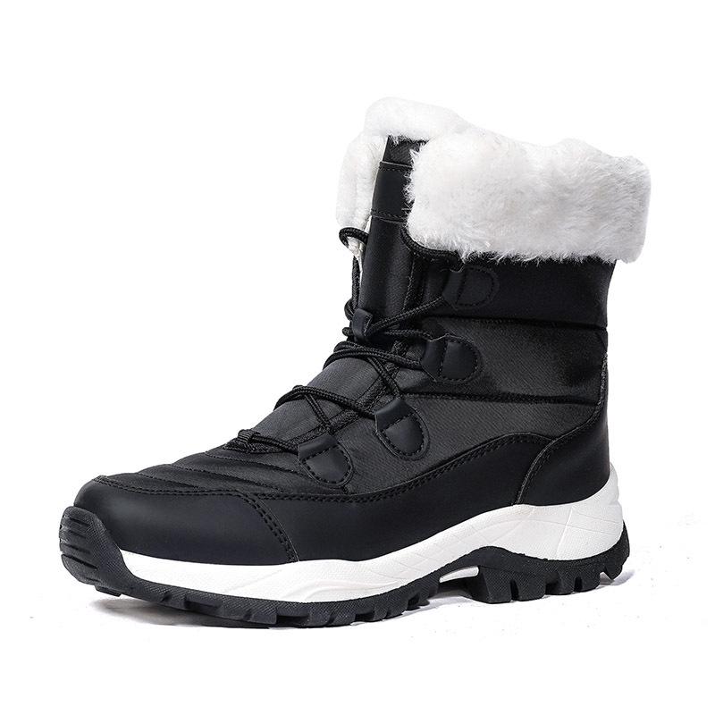 2025 Women's High-top Winter Snow Boots - Outdoor Travel Cotton Combat Footwear