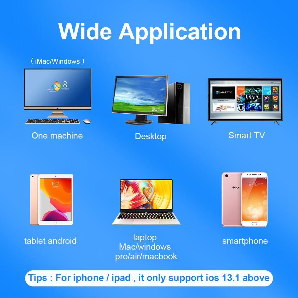 Tynn usb optisk oppladbar trådløs mus 2,4 g mottaker Superslank mus Trådløs datamaskin Pc Laptop Desktop