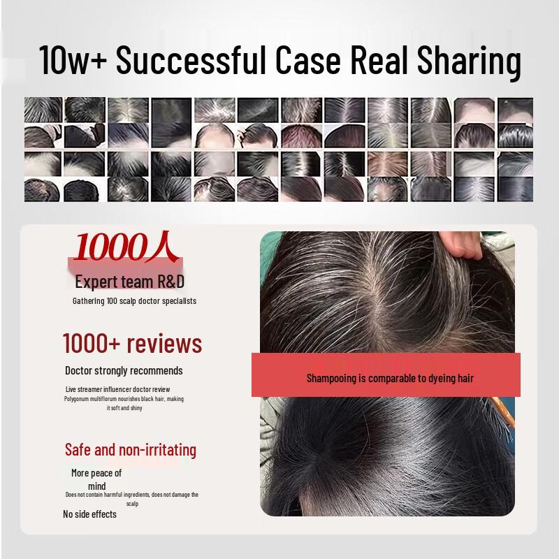 He Shou Wu Herbal Hair Darkening Shampoo & Bar