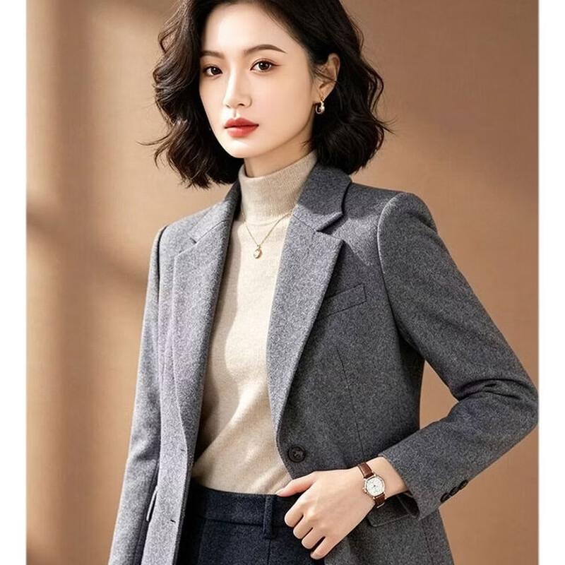 EST+II Women's Retro Slim-Fit Casual Blazer