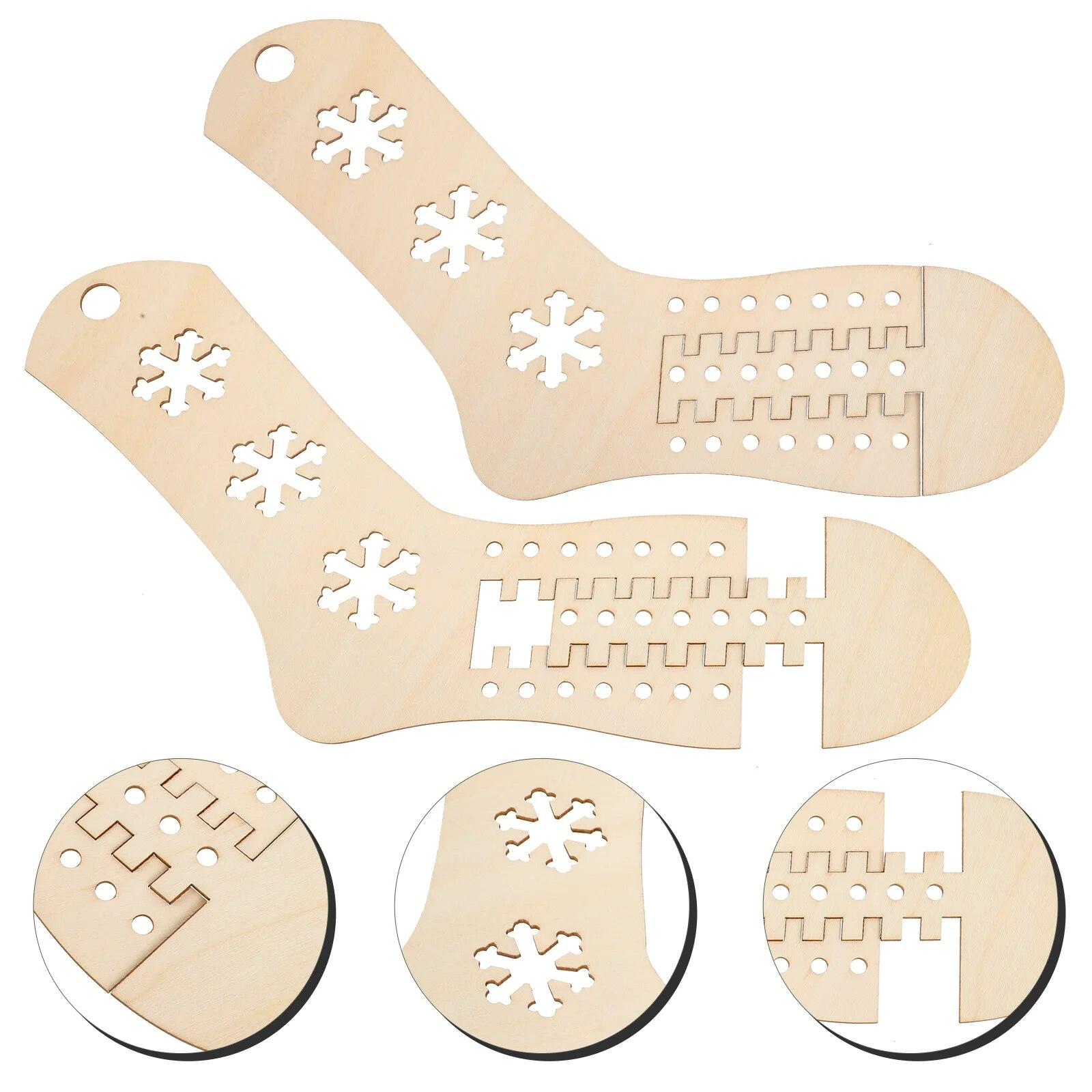 

Деревянные блокираторы для носков Регулируемые блокаторы для носков Вязание крючком Формы для демонстрации чулок Вязаные носочки Носилки