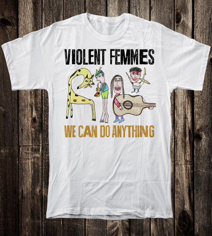 Retro T-Shirt 90er Punk Rock Grunge Violent Femmes Wir können alles schaffen