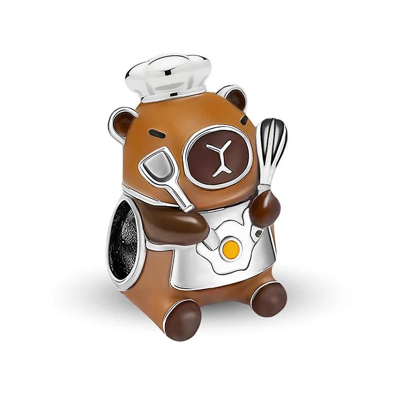 Copper Hamster Lizard Capibala Puppy Series Bead Diy Bracelet Bangle Making Gift Of High Quality Fine Jewelry