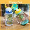 1pc Kids 600ml Water Creative Sippy Cup Antler Leakproof Cartoon Water Bottles Baby Cups With Straws Outdoor Childrens Cup