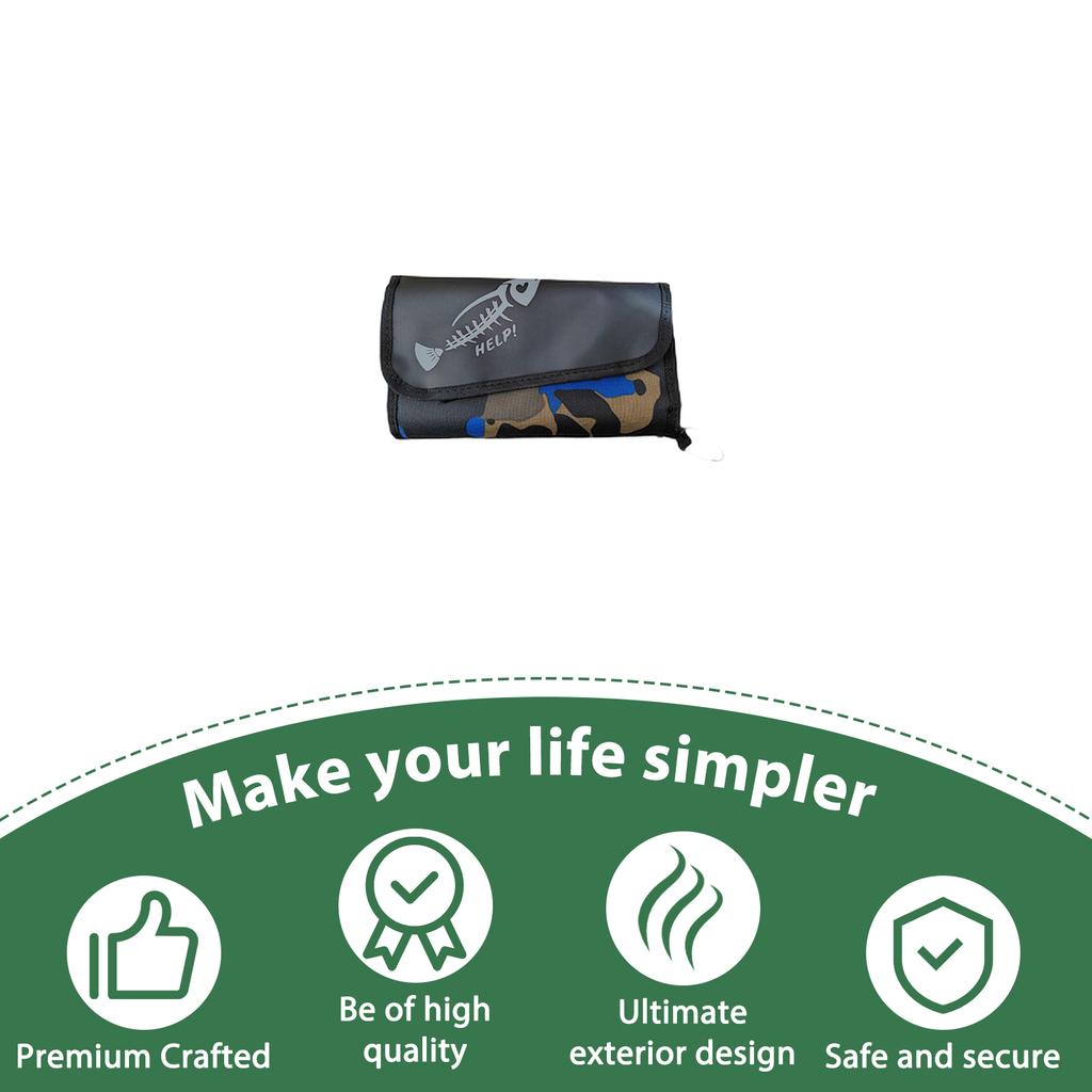 Waterproof Lure Storage Bag For Fishing Multiple Compartment Soft Bait Organizer With Handle Fly Tying Accessories Case