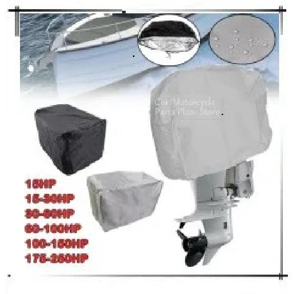 600D 6-225HP Boat Full Outboard Engine Cover Protection Blue For 6-225HP Motor Waterproof Sunshade Dust-proof