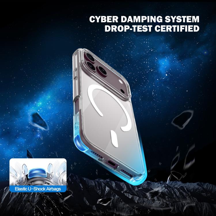 Clear‑Series Dual‑Composite Armor Magnetic Shockproof TPU+Acrylic Phone Case, Transparent Protective Cover For iPhone 17 Pro Max
