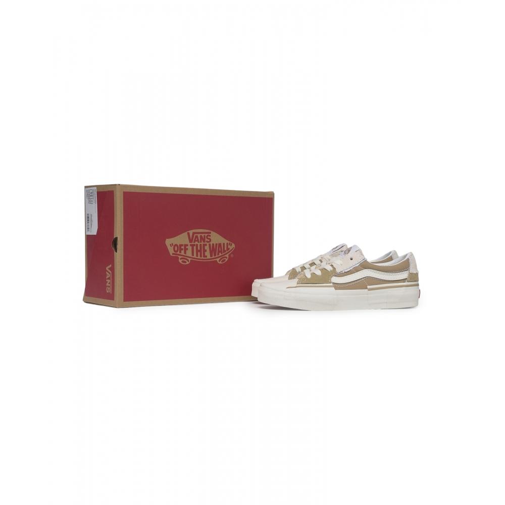 スニーカー ^VANS^ Skate Low Reconstruct Beige White VN0009QSCNI1 Vans Sk8-Low Reconstruct 'Beige White' VN0009QSCNI
