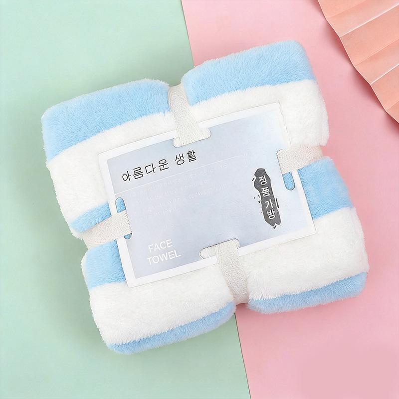 Creative Coral Fleece Warp Knitted Towel - Absorbent Wedding Celebration Souvenir Gift