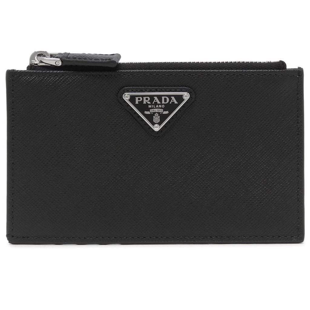 Portmoneu cu carduri, portofel negru 2MC086 QHH F0002 [Prada] [Prada] Bărbați [Articol]