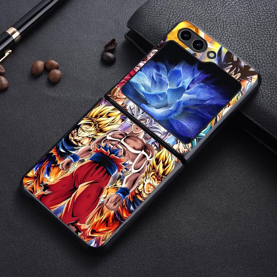 

D-Dragon Ball Goku Case for Samsung Galaxy Flip3 Flip7 FE Flip4 Z Flip 7 6 5 4 3 Flip5 Flip6 Back Phone Cover Funda Galaxy Z Flip4
