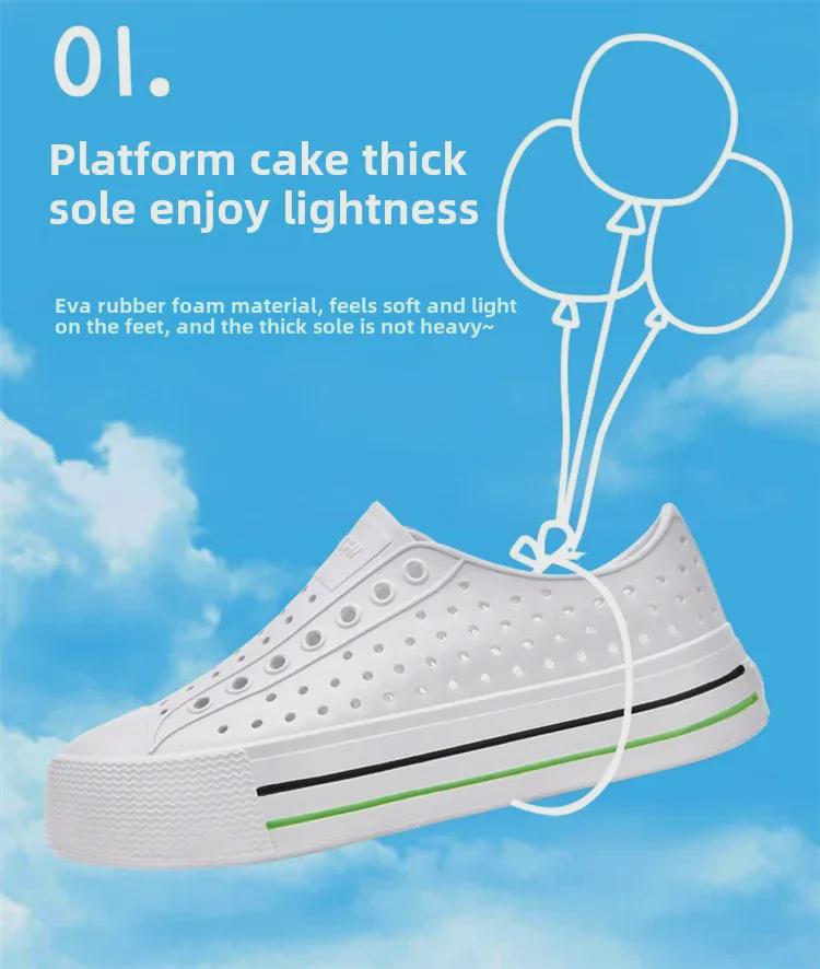 Dámské silné podrážky protiskluzové lehké duté plážové sandály - Ideální pro venkovní aktivity a brodění v létě.