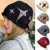 Woman Loose Beanie Hat Casual Drawstring Design Pile Hat Female Streetwear Outdoor Fashion Winter Knitted Hat